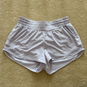Light Purple Lululemon Hottie Hot 2” Inseam Shorts